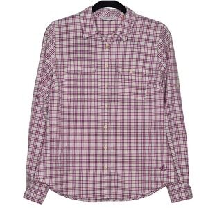 Orvis Plaid Lightweight Outdoorsy Button-Down Gorpcore Hiking Shirt‎ Utility S